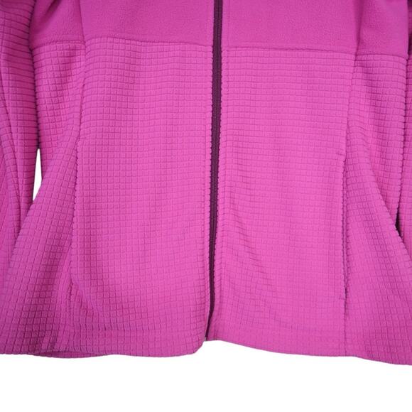Lands' End Womens S Pink Fleece Zip Front Jacket NEW - Picture 5 of 11